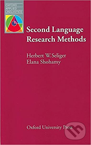 Oxford Applied Linguistics - Second Language Research Methods (2nd) - Herbert Seliger, Oxford University Press