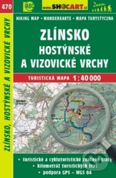 Zlínsko, Hostýnské a Vizovické vrchy 1:40 000, SHOCart, 2011