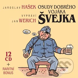 Audiokniha: Osudy dobrého vojáka Švejka (Jaroslav Hašek). Supraphon, 2008 Audiokniha: Osudy dobrého vojáka Švejka (Jaroslav Hašek). Supraphon, 2008