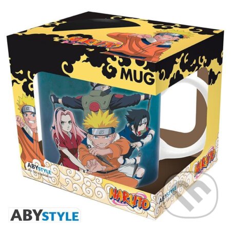 Naruto: Hrnček keramický - Team 7 vs. Haku/Zabuza (ABYstyle). ABYstyle, 2021 Naruto: Hrnček keramický - Team 7 vs. Haku/Zabuza (ABYstyle). ABYstyle, 2021