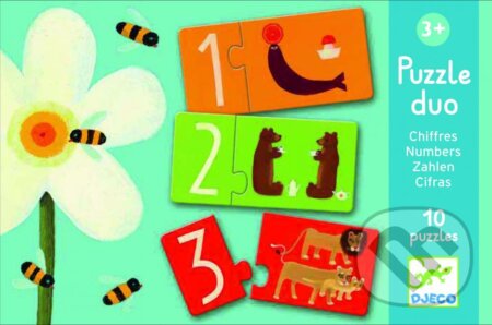 Puzzle: Puzzle duo – Čísla (Djeco). Djeco, 2019 Puzzle: Puzzle duo – Čísla (Djeco). Djeco, 2019