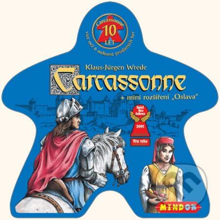 Společenská hra: Carcassonne - Jubilejné vydanie (Klaus-Jürgen Wrede). Mindok, 2011 Společenská hra: Carcassonne - Jubilejné vydanie (Klaus-Jürgen Wrede). Mindok, 2011