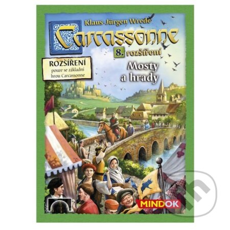 Společenská hra: Carcassonne - rozšíření 8 (Mosty a hrady) (Mindok). Mindok, 2018 Společenská hra: Carcassonne - rozšíření 8 (Mosty a hrady) (Mindok). Mindok, 2018
