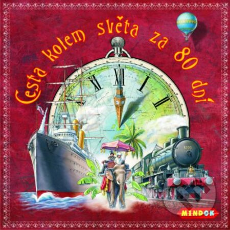 Spoločenská hra: Cesta kolem světa za 80 dní (Michael Rieneck). Mindok, 2004 Spoločenská hra: Cesta kolem světa za 80 dní (Michael Rieneck). Mindok, 2004