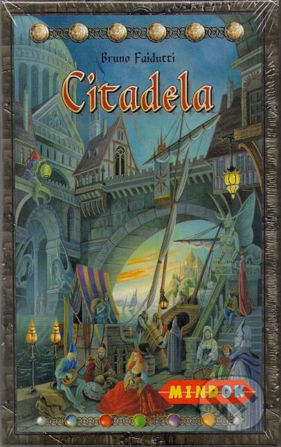 Společenská hra: Citadela (Bruno Faidutti). Mindok, 2000 Společenská hra: Citadela (Bruno Faidutti). Mindok, 2000