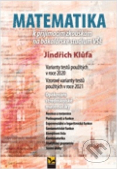 Kniha: Matematika (Jindřich Klůfa). Ekopress, 2021 Kniha: Matematika (Jindřich Klůfa). Ekopress, 2021