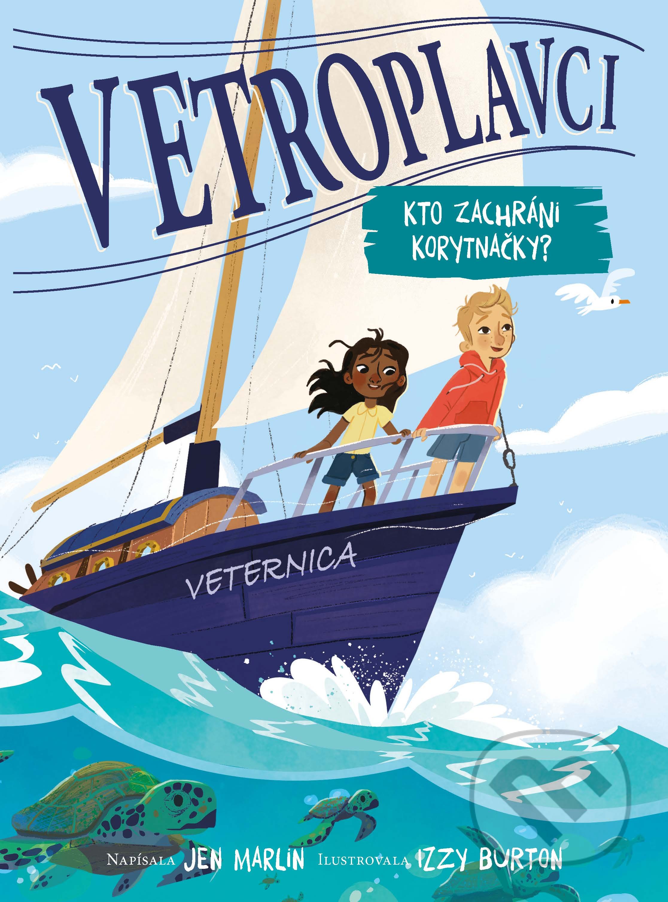Kniha: Kto zachráni korytnačky? (Jen Marlin). Slovart, 2022 Kniha: Kto zachráni korytnačky? (Jen Marlin). Slovart, 2022