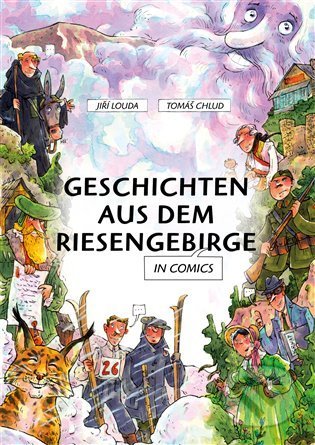 Kniha: Geschichten aus dem Riesengebirge in Comics (Tomáš Chlud). Green Mango, 2022 Kniha: Geschichten aus dem Riesengebirge in Comics (Tomáš Chlud). Green Mango, 2022