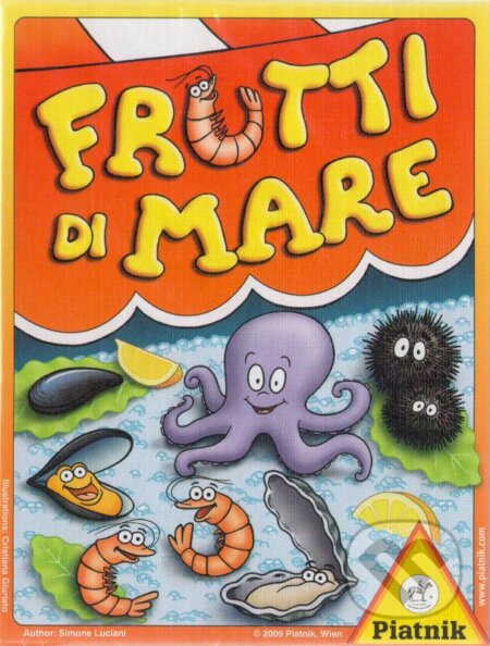 Společenská hra: Frutti Di Mare (Simone Luciani). Piatnik, 2009 Společenská hra: Frutti Di Mare (Simone Luciani). Piatnik, 2009
