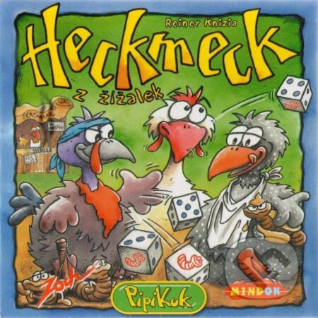 Spoločenská hra: Heckmeck z žížalek (Reiner Knizia). Mindok, 2005 Spoločenská hra: Heckmeck z žížalek (Reiner Knizia). Mindok, 2005