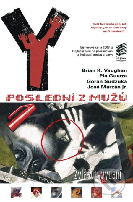Kniha: Y - Poslední z mužů 7 (Brian K. Vaughan a Pia Guerra). BB/art, 2012 Kniha: Y - Poslední z mužů 7 (Brian K. Vaughan a Pia Guerra). BB/art, 2012