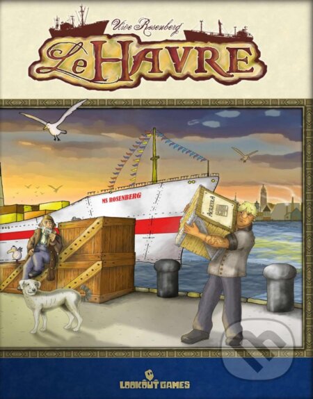 Společenská hra: Le Havre (Uwe Rosenberg). Mindok, 2008 Společenská hra: Le Havre (Uwe Rosenberg). Mindok, 2008