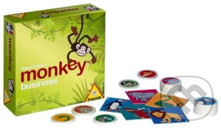 Spoločenská hra: Monkey Business (Reiner Knizia). Piatnik, 2011 Spoločenská hra: Monkey Business (Reiner Knizia). Piatnik, 2011