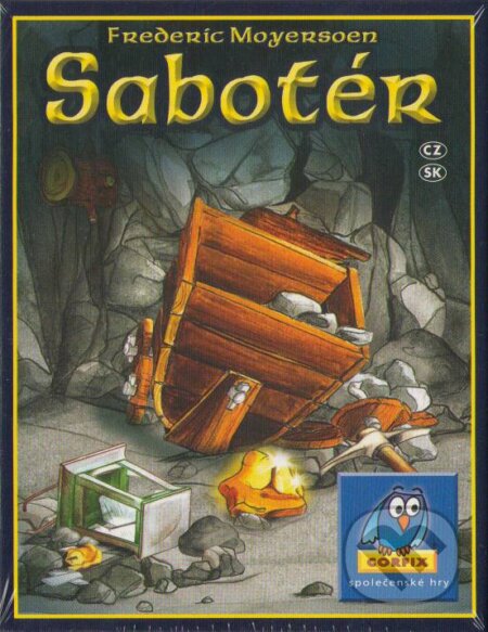 Spoločenská hra: Sabotér (Frederic Moyersoen). Corfix, 2004 Spoločenská hra: Sabotér (Frederic Moyersoen). Corfix, 2004