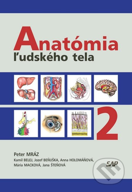 Kniha: Anatómia ľudského tela II. (Peter Mráz). Slovak Academic Press, 2012 Kniha: Anatómia ľudského tela II. (Peter Mráz). Slovak Academic Press, 2012