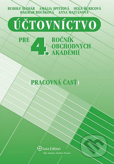 Kniha: Účtovníctvo pre 4. ročník obchodných akadémií (Rudolf Šlosár a kolektív). Wolters Kluwer (Iura Edition), 2012 Kniha: Účtovníctvo pre 4. ročník obchodných akadémií (Rudolf Šlosár a kolektív). Wolters Kluwer (Iura Edition), 2012
