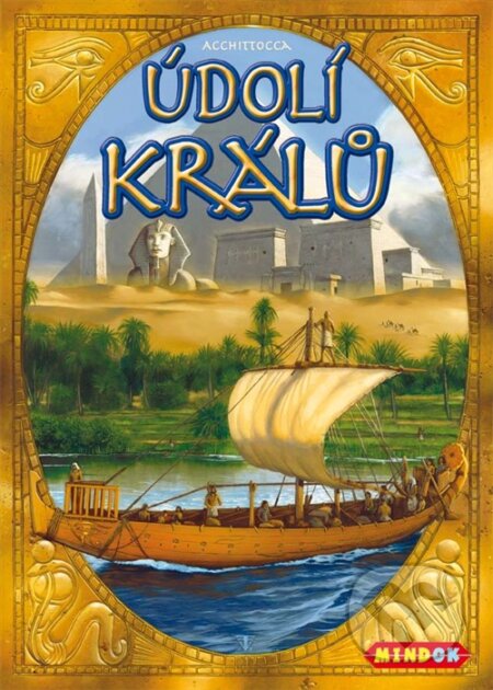 Spoločenská hra: Údolí králů (Acchittocca, A. Tinto, F. Brasini, S. Luperto a V. Gigli). Mindok, 2009 Spoločenská hra: Údolí králů (Acchittocca, A. Tinto, F. Brasini, S. Luperto a V. Gigli). Mindok, 2009