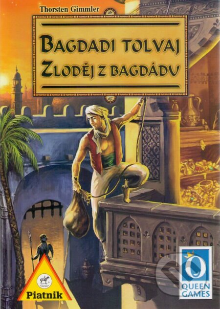 Spoločenská hra: Zloděj z Bagdádu (Thorsten Gimmler). Queen Games, 2006 Spoločenská hra: Zloděj z Bagdádu (Thorsten Gimmler). Queen Games, 2006