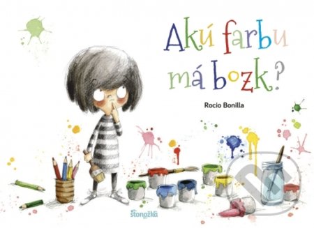 Kniha: Akú farbu má bozk? (Rocio Bonilla). Stonožka, 2022 Kniha: Akú farbu má bozk? (Rocio Bonilla). Stonožka, 2022
