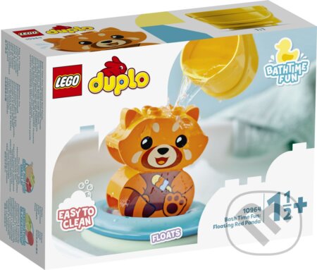 LEGO Duplo clasic 10964 Plávajúca panda červená, LEGO, 2021
