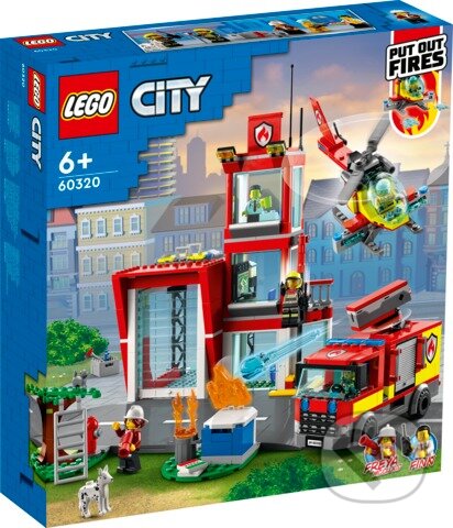Spoločenská hra: LEGO City 60320 Hasičská stanica (LEGO). LEGO, 2021 Spoločenská hra: LEGO City 60320 Hasičská stanica (LEGO). LEGO, 2021