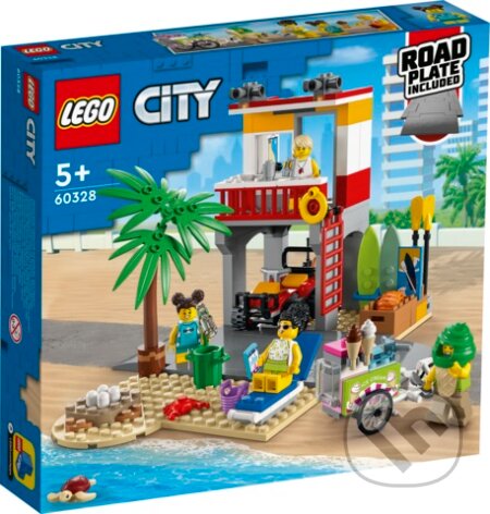 Spoločenská hra: LEGO City 60328 Stanica pobrežnej hliadky (LEGO). LEGO, 2021 Spoločenská hra: LEGO City 60328 Stanica pobrežnej hliadky (LEGO). LEGO, 2021