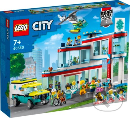 Spoločenská hra: LEGO City 60330 Nemocnica (LEGO). LEGO, 2022 Spoločenská hra: LEGO City 60330 Nemocnica (LEGO). LEGO, 2022