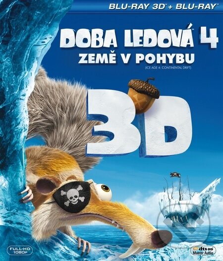 Film: Doba ledová 4: Země v pohybu 3D (Mike Thurmeier a Steve Martino) (Blu-ray). Bonton Film, 2012 Film: Doba ledová 4: Země v pohybu 3D (Mike Thurmeier a Steve Martino) (Blu-ray). Bonton Film, 2012