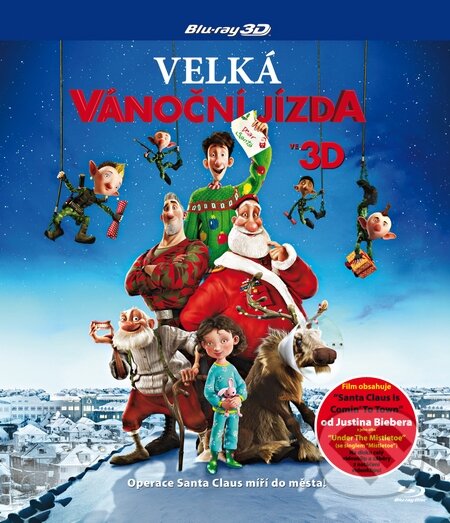 Film: Velká vánoční jízda 3D (Sarah Smith) (Blu-ray). Bonton Film, 2012 Film: Velká vánoční jízda 3D (Sarah Smith) (Blu-ray). Bonton Film, 2012
