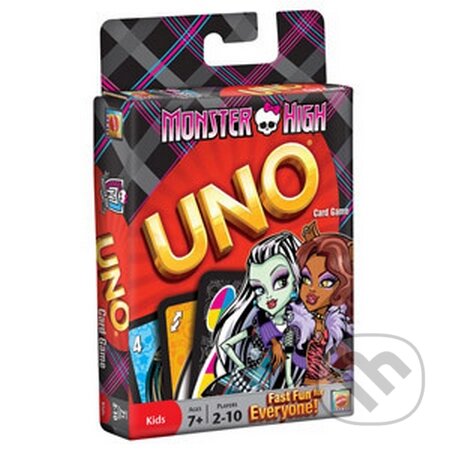 Spoločenská hra: Uno Monster High (Mattel). Mattel, 2012 Spoločenská hra: Uno Monster High (Mattel). Mattel, 2012