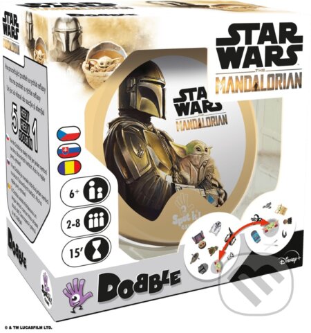 Spoločenská hra: Dobble Star Wars: The Mandalorian (Blackfire). Blackfire, 2022 Spoločenská hra: Dobble Star Wars: The Mandalorian (Blackfire). Blackfire, 2022