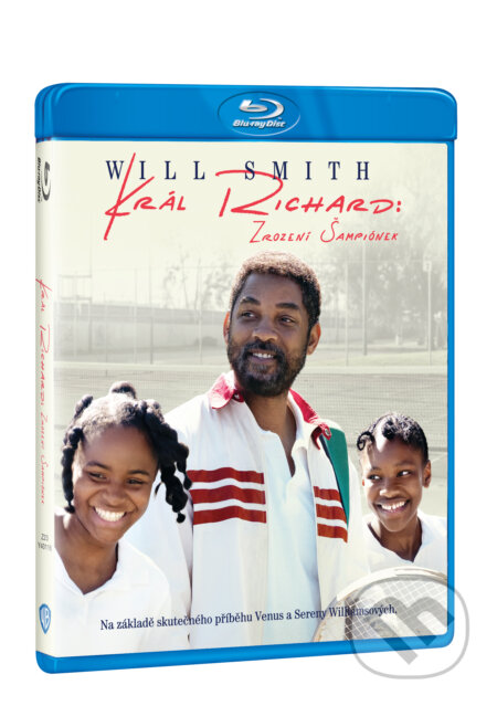 Film: Král Richard: Zrození šampiónek (Reinaldo Marcus Green) (Blu-ray). Magicbox, 2022 Film: Král Richard: Zrození šampiónek (Reinaldo Marcus Green) (Blu-ray). Magicbox, 2022