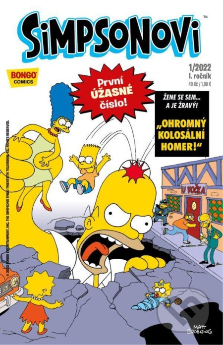Kniha: Simpsonovi 1/2022 (Crew). Crew, 2022 Kniha: Simpsonovi 1/2022 (Crew). Crew, 2022