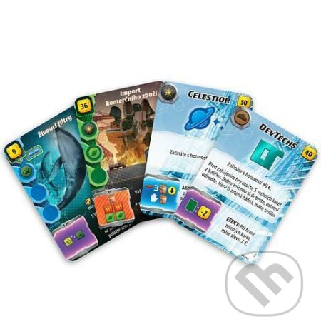 Spoločenská hra: Mars: Teraformace Ares - 17 promo karet (Jacob Fryxelius). Mindok, 2022 Spoločenská hra: Mars: Teraformace Ares - 17 promo karet (Jacob Fryxelius). Mindok, 2022