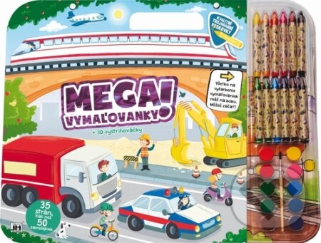 Kniha: Mega vymaľovánky ! Doprava (Jiří Models). Jiří Models, 2022 Kniha: Mega vymaľovánky ! Doprava (Jiří Models). Jiří Models, 2022