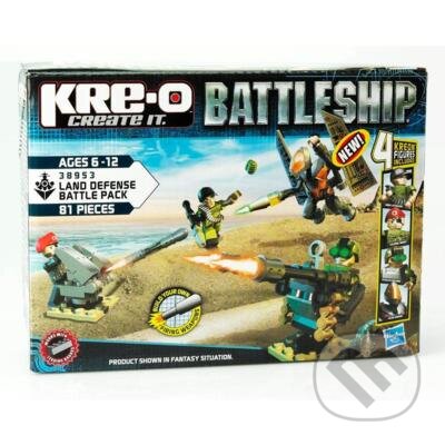 Společenská hra: KRE-O BATTLESHIP Land Defense Battle Pack (Hasbro). Hasbro, 2012 Společenská hra: KRE-O BATTLESHIP Land Defense Battle Pack (Hasbro). Hasbro, 2012