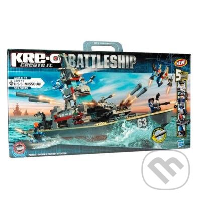 Společenská hra: KRE-O BATTLESHIP U.S.S. MISSOURI (Hasbro). Hasbro, 2012 Společenská hra: KRE-O BATTLESHIP U.S.S. MISSOURI (Hasbro). Hasbro, 2012