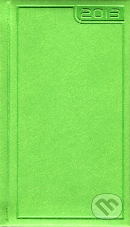 Mini diár Venetia 2013 - zelený, Spektrum grafik, 2012