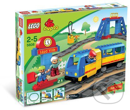 Spoločenská hra: LEGO DUPLO LEGOVILLE 5608 Vlaky – súprava pre začiatočníkov (LEGO). LEGO, 2012 Spoločenská hra: LEGO DUPLO LEGOVILLE 5608 Vlaky – súprava pre začiatočníkov (LEGO). LEGO, 2012