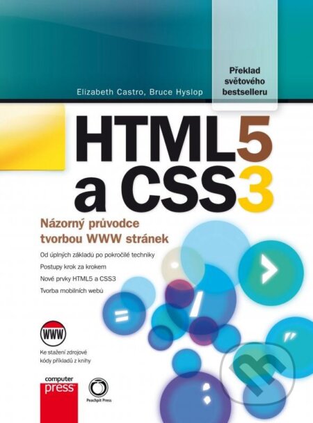 Kniha: HTML5 a CSS3 (Bruce Hyslop a Elizabeth Castro). Computer Press, 2012 Kniha: HTML5 a CSS3 (Bruce Hyslop a Elizabeth Castro). Computer Press, 2012