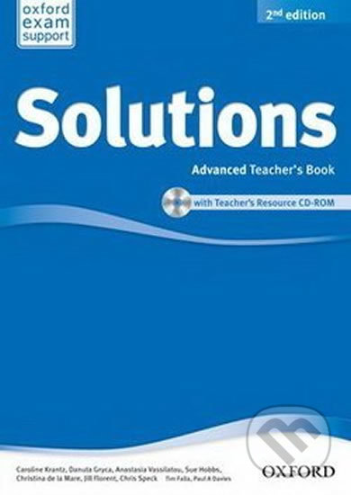 Kniha: Maturita Solutions Advanced: Teacher´s Book (2nd) (Rónán McGuinnes). Oxford University Press, 2019 Kniha: Maturita Solutions Advanced: Teacher´s Book (2nd) (Rónán McGuinnes). Oxford University Press, 2019