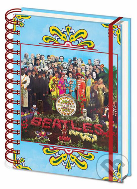 A5 blok-zápisník The Beatles: Sgt.Pepper&#039;s Lonely Hearts, , 2018