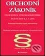 Kniha: Obchodní zákoník – úplné znění s úvodním komentářem (Markéta Hajná a Pavel Pravda). Grada, 2003 Kniha: Obchodní zákoník – úplné znění s úvodním komentářem (Markéta Hajná a Pavel Pravda). Grada, 2003