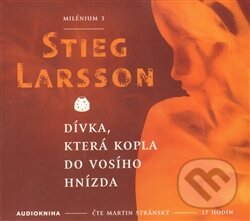 Audiokniha: Dívka, která kopla do vosího hnízda (Stieg Larsson). Martin Pilař, 2012 Audiokniha: Dívka, která kopla do vosího hnízda (Stieg Larsson). Martin Pilař, 2012