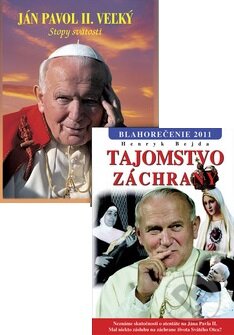 Kniha: Ján Pavol II. Veľký (Stopy svätosti) + Tajomstvo záchrany (Jan-Jerzy Górny a Henryk Bejda). Sali foto, 2012 Kniha: Ján Pavol II. Veľký (Stopy svätosti) + Tajomstvo záchrany (Jan-Jerzy Górny a Henryk Bejda). Sali foto, 2012