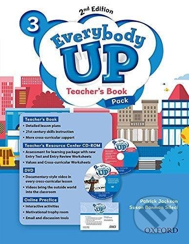 Everybody Up 3: Teacher´s Book Pack with DVD, Online Practice and Teacher´s Resource Center CD-ROM, 2nd - Patrick Jackson, Oxford University Press, 2016