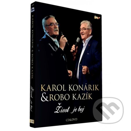 Hudební CD: Karol Konárik, Robo Kazík: Život je boj (Hudobné albumy). Hudobné albumy, 2021 Hudební CD: Karol Konárik, Robo Kazík: Život je boj (Hudobné albumy). Hudobné albumy, 2021
