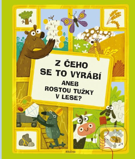 Kniha: Z čeho se to vyrábí (Radka Píro). Albatros CZ, 2022 Kniha: Z čeho se to vyrábí (Radka Píro). Albatros CZ, 2022