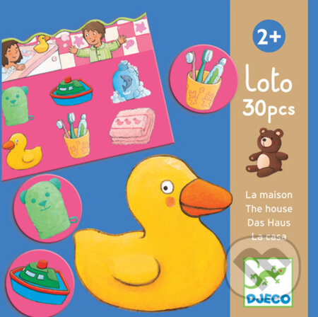 Spoločenská hra: Loto: V dome (Djeco). Djeco, 2013 Spoločenská hra: Loto: V dome (Djeco). Djeco, 2013