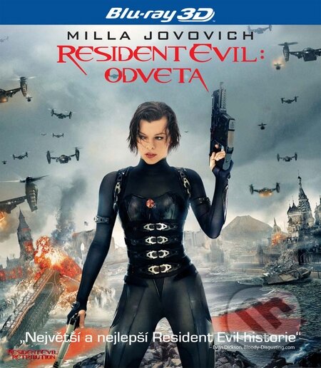 Film: Resident Evil: Odveta 3D (Paul W.S. Anderson) (Blu-ray). Bonton Film, 2013 Film: Resident Evil: Odveta 3D (Paul W.S. Anderson) (Blu-ray). Bonton Film, 2013